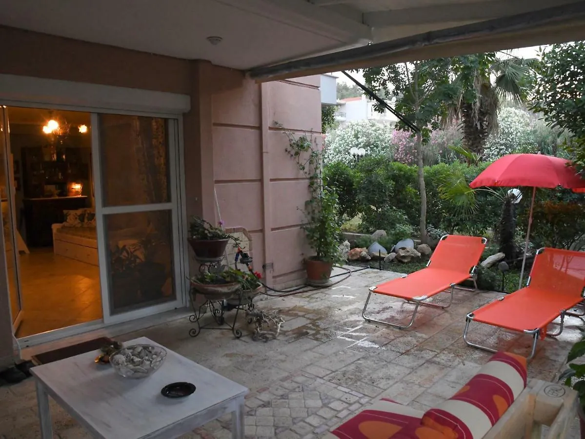 Apartment Studio On The Beach With Private Garden Agia Triada  Greece